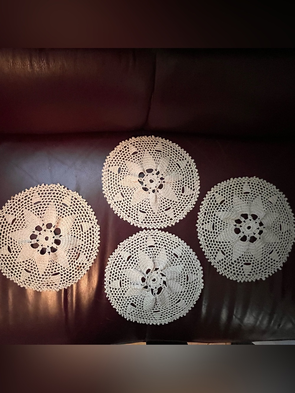 Handmade doily set of 4